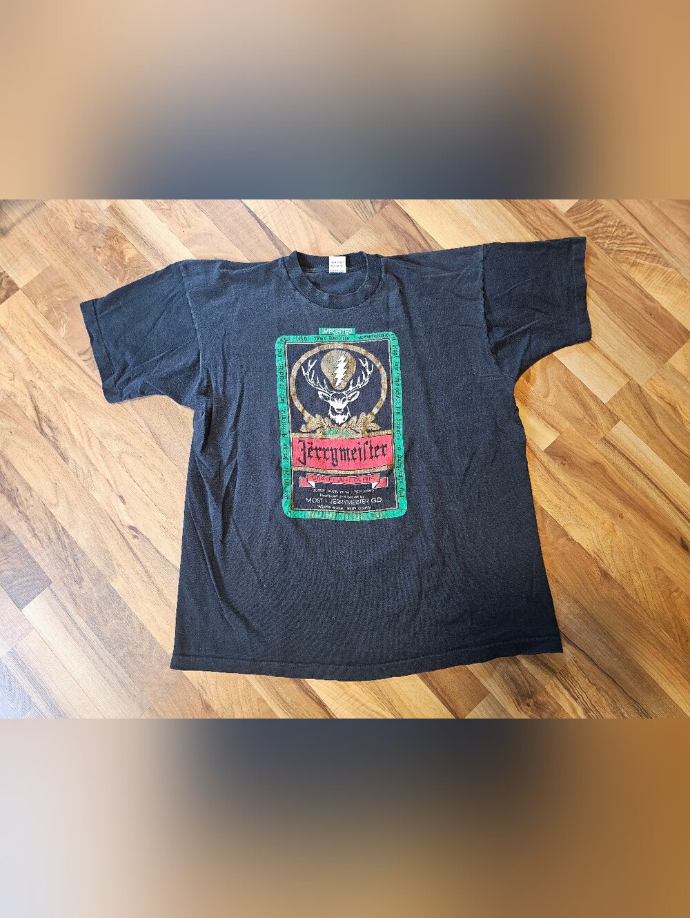 Vintage Gratful Dead Black Graphic T-Shirt